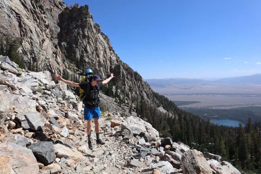 Floating in the mountains