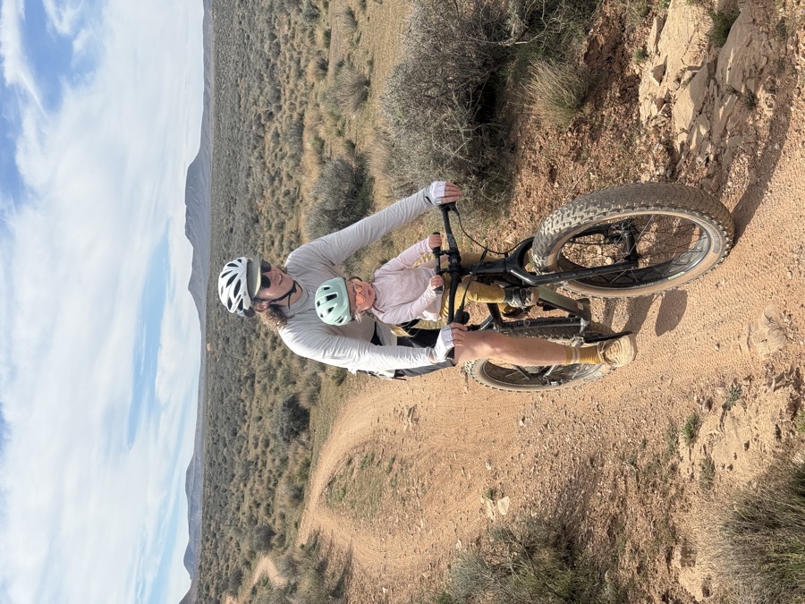 Mountain biking the Gem Trails, with Laurel