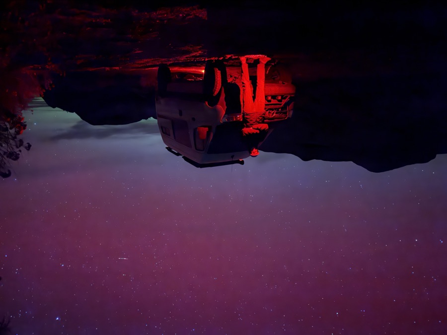 Van life and northern lights, Escalante