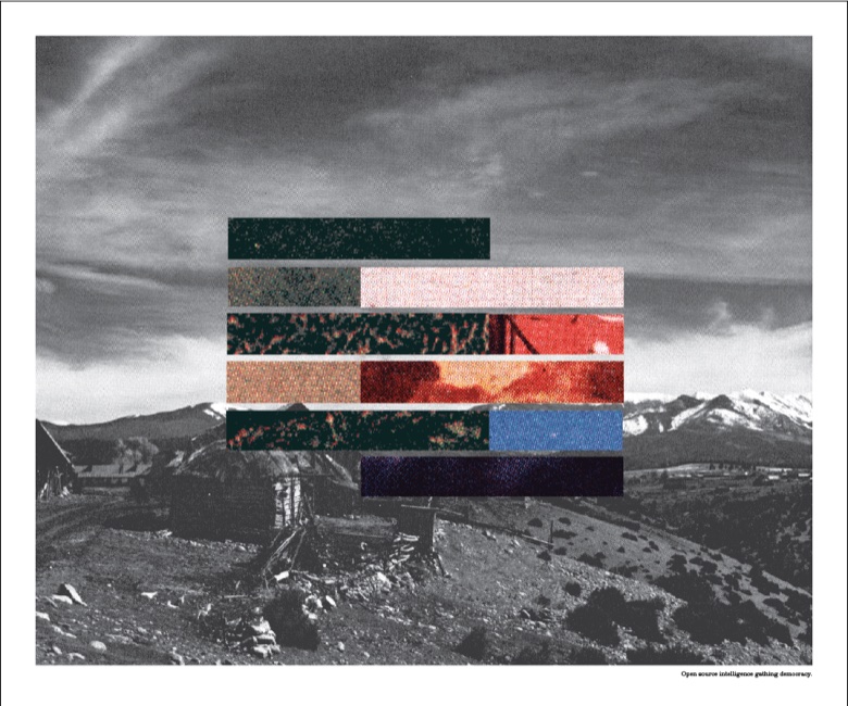 Open Source Intelligence Gathering Democracy — landscape collage